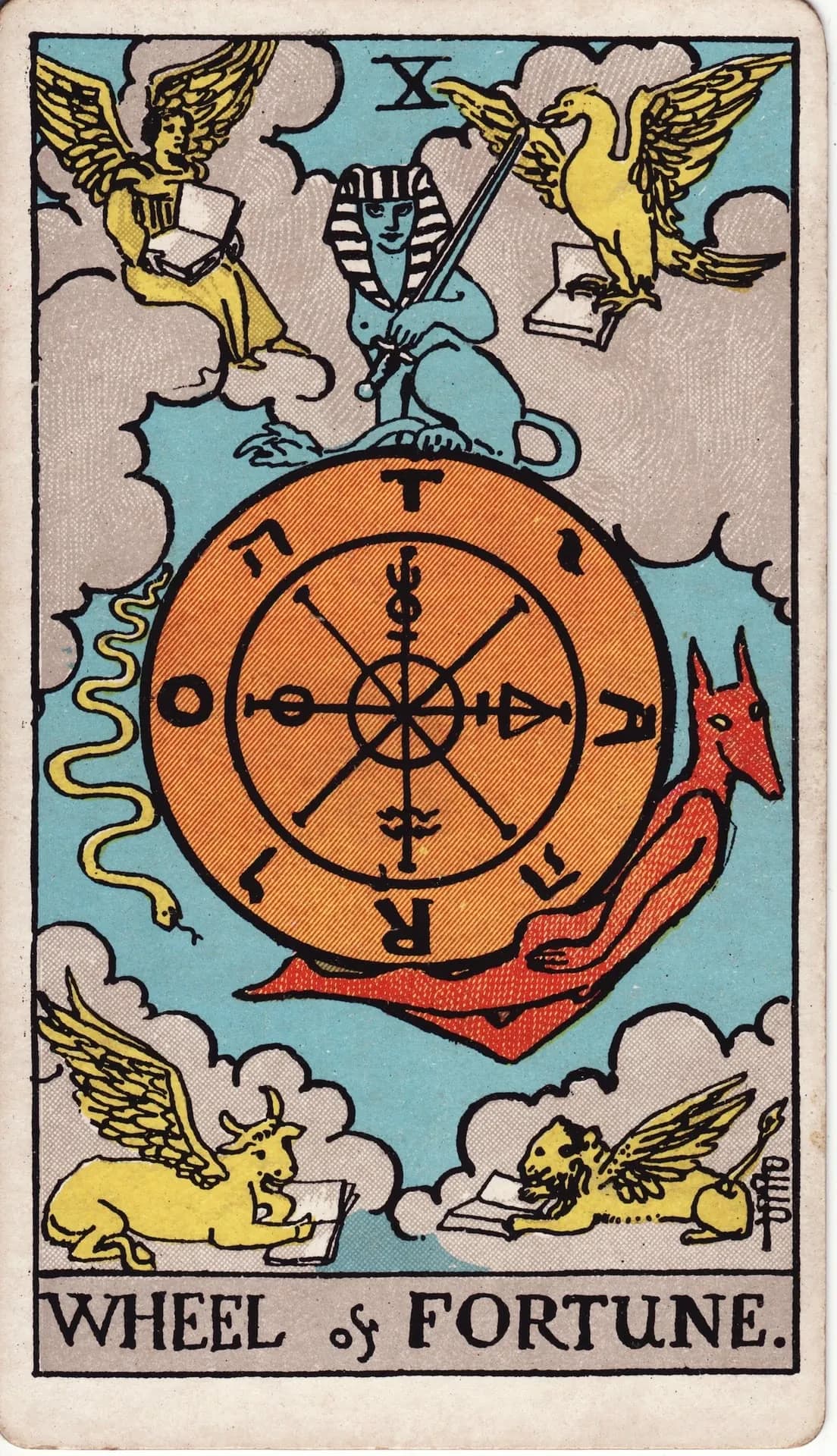 Wheel of Fortune Tarot Card