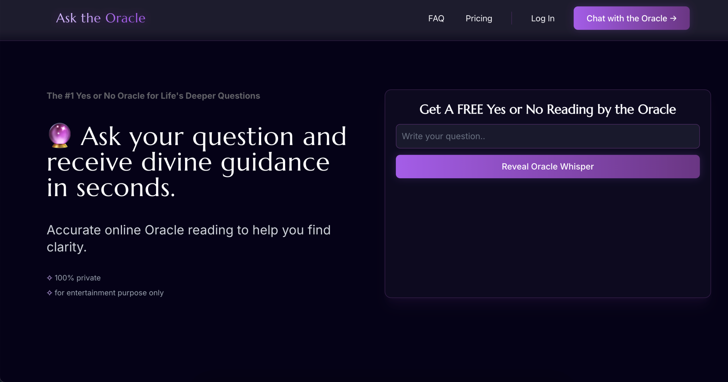 Ask The Oracle logo